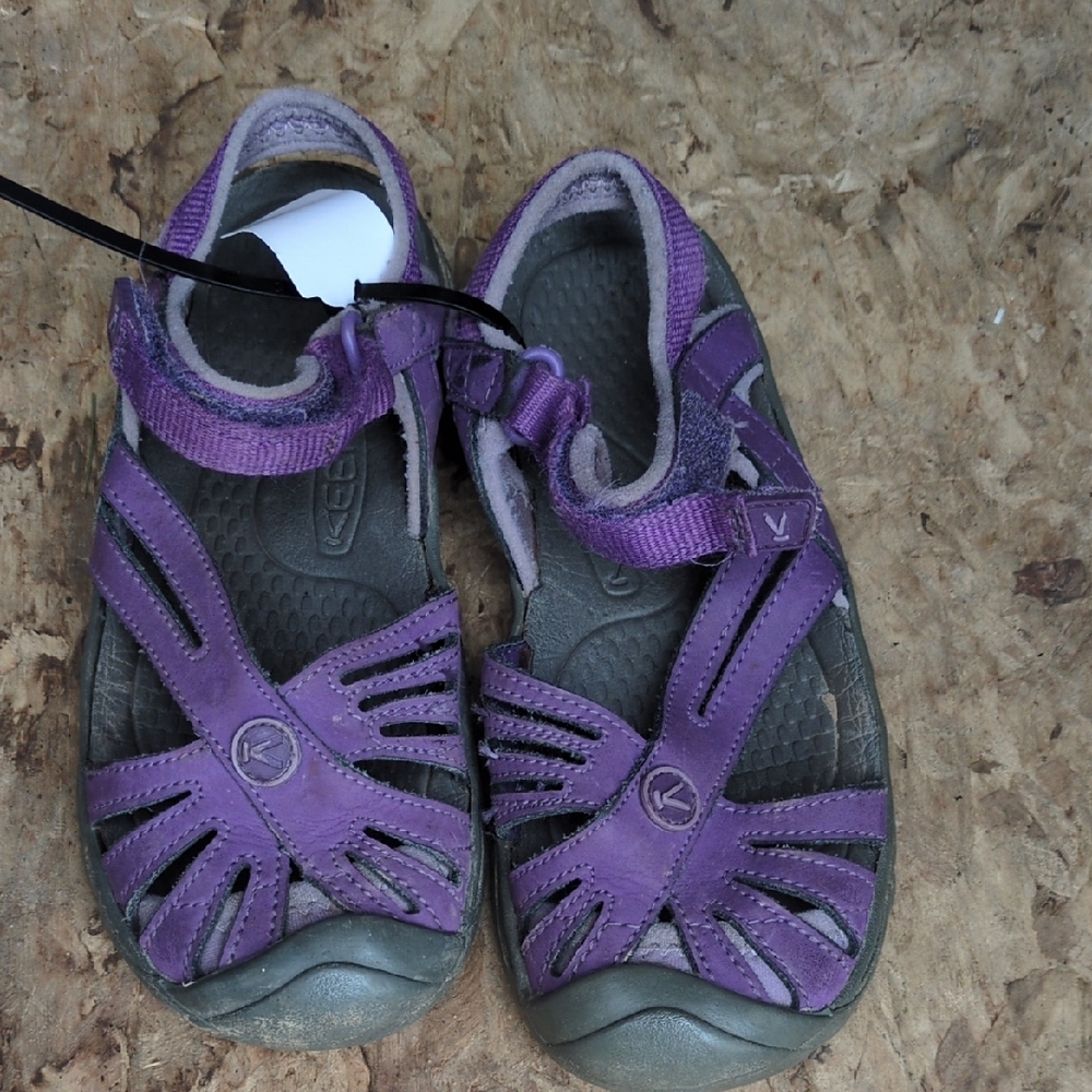 Keen Girls Purple and Gray Strappy Sandals